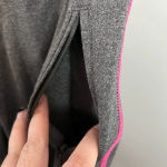 Danskin grey and pink cropped leggings size M Photo 2