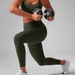 CRZ Yoga  Butterlift® Origin Yoga Leggings, Olive Green, Size Medium, NWT Photo 4