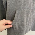 Made for life EUC women’s gray cowl neck drawstring hooded sweatshirt top medium Photo 3