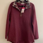 Marley Lilly | Red Quilted Button Up Top Photo 1