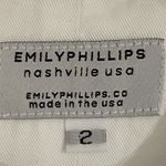 Emily Phillips Nashville White Cotton Girlfriend Midi Shirt Dress Womens Size 2 Photo 1