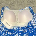 Swimsuits for All Tankini Top Swimsuit Swim Blue Floral 10 New Photo 2