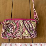 Vera Bradley Lovely Zip Wristlet Wallet Clutch Very Berry Paisley Pink Green Purple Photo 1