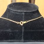 Paparazzi Dainty Name ID Necklace Diane Floral Carved Hand Painted 16" Minimalist Vtg Photo 3