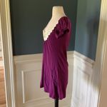Poof! Pocket Tee Dress Purple Poof Womens Small Photo 4