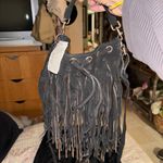 YSL Emmanuele chain fringe bag Black Photo 1