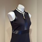 Liz Claiborne Black Jacket & Dress 2 pice Set Sleeveless V Neck SZ 4 Small Photo 6