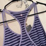 Calia workout shirt tank top racer back purple stripes moisture wicking NEW S Photo 4