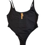SKIMS  One Piece Swimsuit Womens Plus 4X Black Scoop Neck NWT SW-SNO-0044 Photo 2