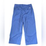 Polo Ralph Lauren Women's Blue Cropped Wide Ankle Leg Chinos Size 8 Photo 1