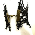 Black lace red ring link bracelet Photo 2