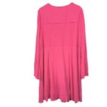 Torrid  Pink Gauze Lace-Up Bell‎ Sleeve Skater Dress Size 2X Photo 7