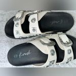 Western Buckle Detail Double Strap
Sandals Black Size 7 Photo 4