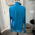 Nike  Dri-Fit size medium blue half zip pullover Photo 3