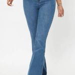 High Waisted High Rise Bell jeans clare jeans Mom Fit Jeans Boyfriend Jeans Ripped Pants Denim Loose Ankle Crop Leggings Treggings Track Pants Blue Size 27 Photo 2