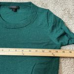 J Crew Merino Wool Crewneck Sweater Green XS Long Sleeve Classic Basic Photo 6