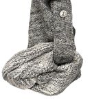 Max Studio NEW Heathered Gray French Terry Cowl Neck Sweatshirt Dress size XS Photo 3