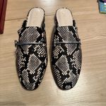 Enzo Angiolini  Taisie Black and Cream Patterned Mules. NIB size 9.5 Photo 1