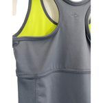 C9 by Champion Fitted Sports Tank Grey with Neon Yellow Built Photo 5