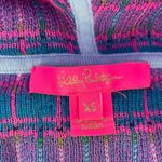 Lilly Pulitzer  Size XS  Top Short Sleeve Hoodie Colorful Athletic Swimsuit Cover Photo 4