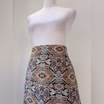 Laundry by Shelli Segal Black & Gold Textured Mini Skirt Photo 3