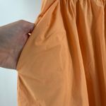 Petal and Pup  Skirt SZ Extra Large Melon Orange Midi PullOn Pockets Cotton Stretch Photo 4