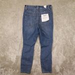 Good American Good Legs High Rise Ripped Skinny Crop Jeans Distressed size 10/30 Photo 9