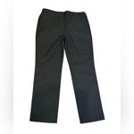 Loft Straight Leg Dress Pants Black Women’s Size 8 Side Zip Work Career Photo 1