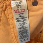 Topshop  High Waist Dad Jeans Orange Women’s Sz 10 Photo 6