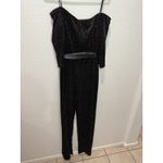 Premier Amour Womens Plus‎ size Sparkle Velvet Romper size 16 Black Photo 3