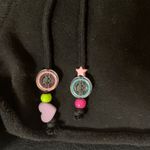 PacSun Black Spectrum PAC Short Y2K Charms Drawstring Lounge Cozycore Size Small Photo 6