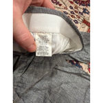 Theory  Gray Linen Blend Tailored Pants Women’s Size 00 Slim Straight Photo 4