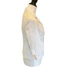 Talbots White Eyelet Blazer | EUC | 4p Photo 4