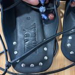 ZARA  Black Beaded Women's Sandals Photo 2