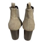 Qupid Repeat Taupe Chelsea Ankle Boots Women’s Size 10 Slip On Block Heel Photo 4