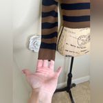 ZARA NTM: Black & Brown Striped Cropped Sweater Looks New Size Medium Photo 7