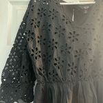 Simply Vera [ wang] NWT medium black eyelet dress Photo 5