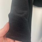 Blue Life  CRYSTAL‎ PLEATED KIMONO TIE FRONT TOP RIBBED BLACK KNOTTED KNOT XS/S Photo 5