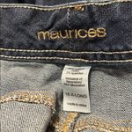 Maurice's Plus Size 18 x-long Curvy straight leg bootcut dark blue jeans Photo 7
