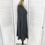 Lou & grey Knit Long Sleeve A line Shift Dress Gray Small Photo 2