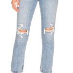 AGOLDE Riley High Rise Straight Crop Jeans in Blitz Blue Size 26 Photo 0