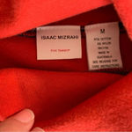 Isaac Mizrahi  for TARGET KNIT TOP NAVY BLUE RED CROPPED M Photo 2