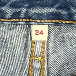 Levi's Wedgie Button Fly Jeans Mid Rise Distressing size 24 Photo 5