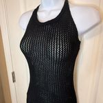 Black Halter Neck Maxi Dress Size M Photo 1