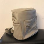 MISS FONG Mini leather Diaper Bag Backpack.Diaper Bag with Changing Pad Photo 1