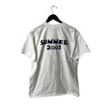2003 Vintage Y2K Cinco Rancho Mexico T Shirt White Large L Summer Mexican Solid Photo 2