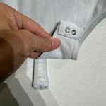 Free People Intimately White Scoop Neck Bodysuit Sz M Photo 5