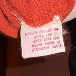 Vintage 70’s Skiva INT Women's Rust Sweater with Belt Orange Size L Photo 7