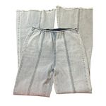 No Boundaries  Distressed Super High Rise Flare Jeans Elastic Waist Sz S 3/5 Photo 0