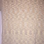 Tan & Gray Composition Silk Turtle Neck T Photo 3